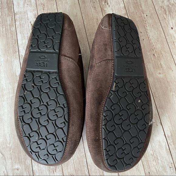 PREOWNED ANSLEY UGG MOCCASIN BROWN SIZE 6 WOMENS - Picture 2 of 9